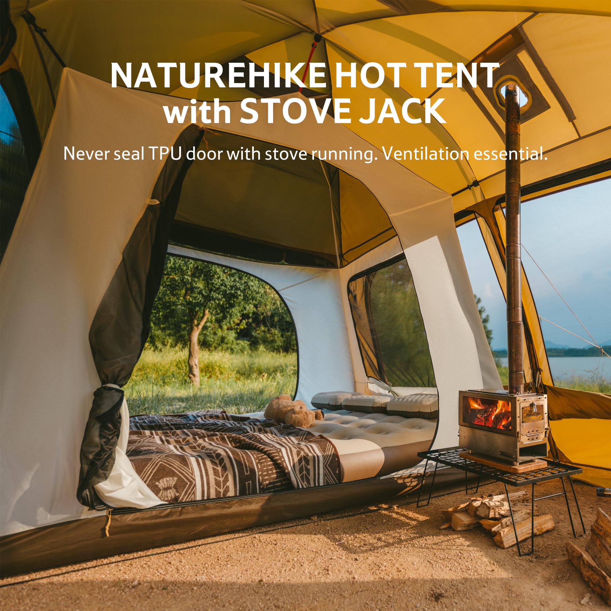 Naturehike Dune 10.9 One-bedroom, one-living-room Tent - Small TPU